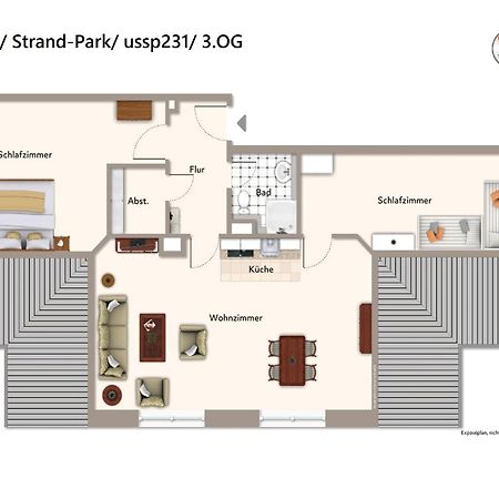 Strand-Park Strand-Park 231 塞巴特黑灵斯多夫 外观 照片