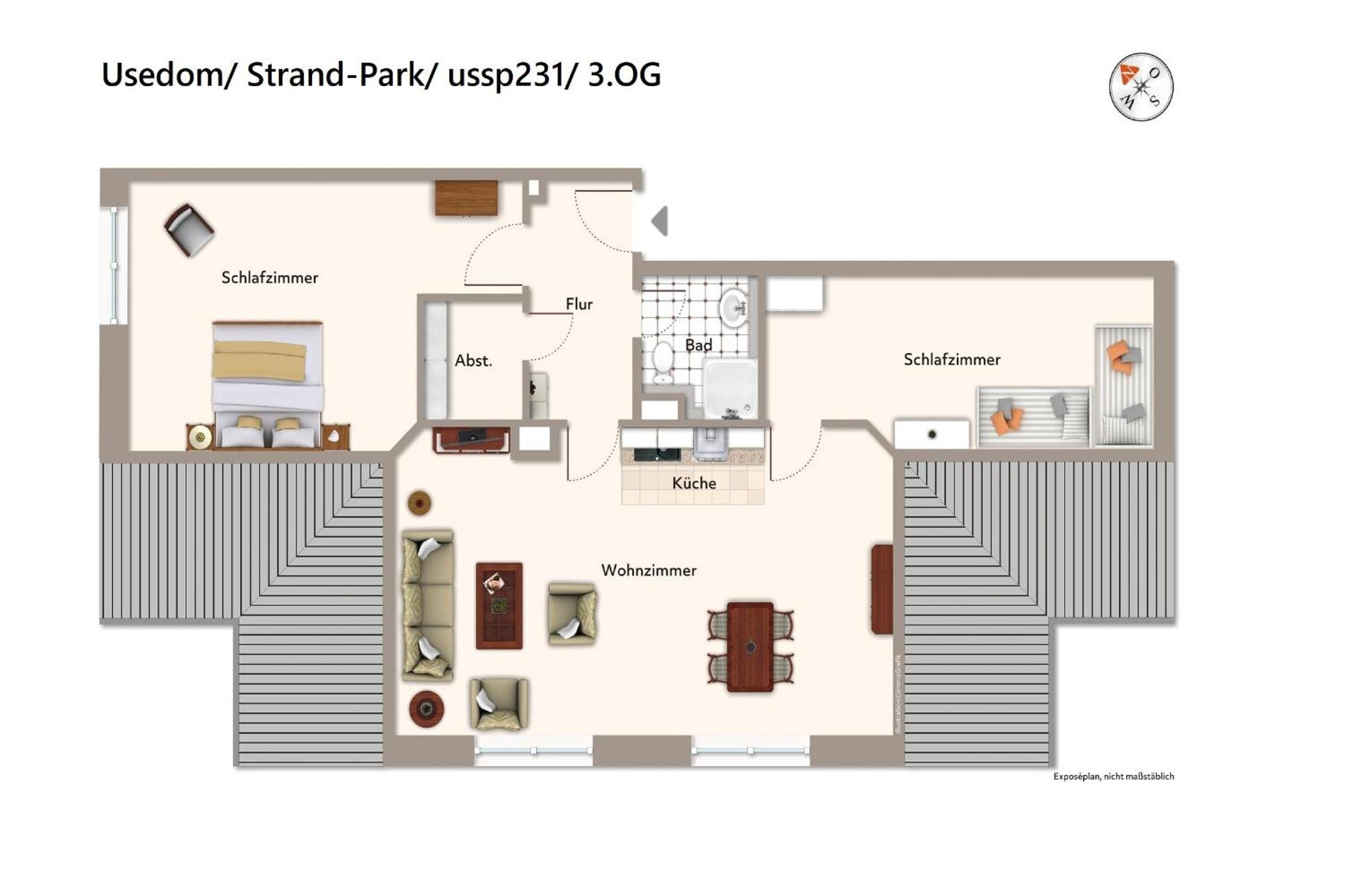 Strand-Park Strand-Park 231 塞巴特黑灵斯多夫 外观 照片